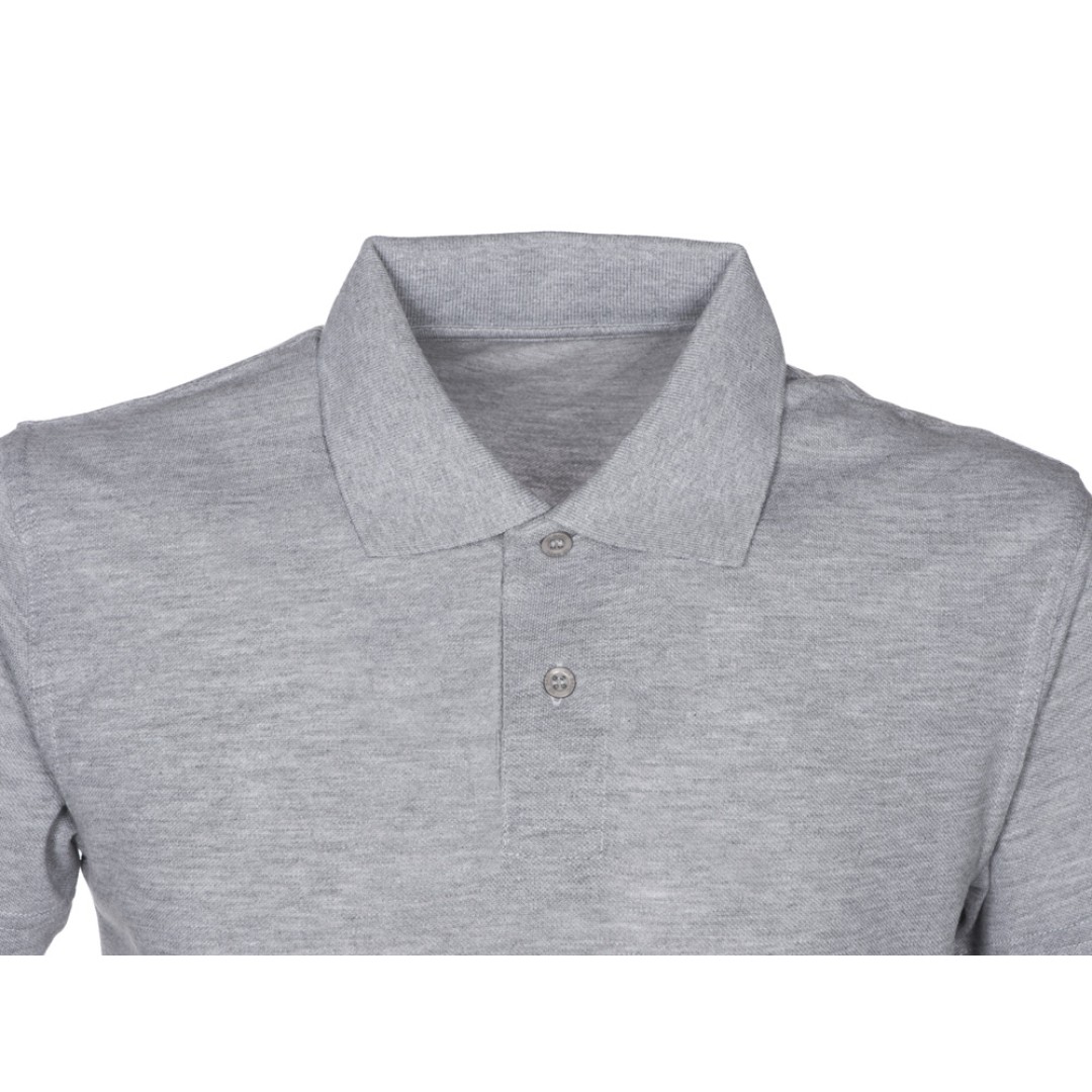 Рубашка поло "First 2.0" мужская, серый меланж