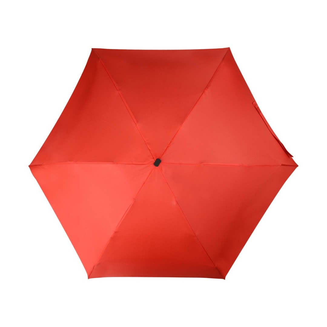 Зонт складной "Frisco", механический, 5 сложений, в футляре, красный