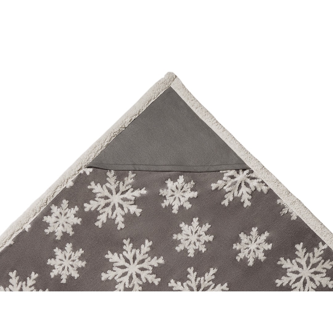 Плед Snowflake новогодний