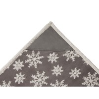 Плед Snowflake новогодний