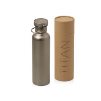 Бутылка для воды из титана "Titan", 750ml, темно-серый