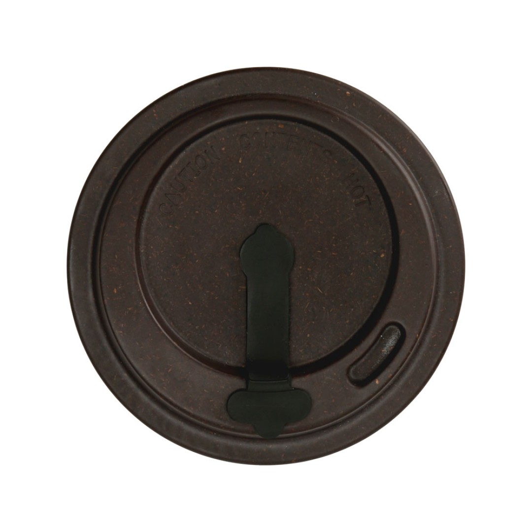 Стакан из кофе с силиконовой манжетой «Latte», коричневый (Р)