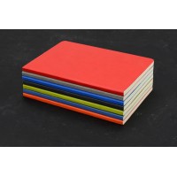 Блокнот «Wispy» линованный в мягкой обложке, красный