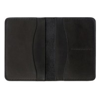 Докхолдер кожаный, черный