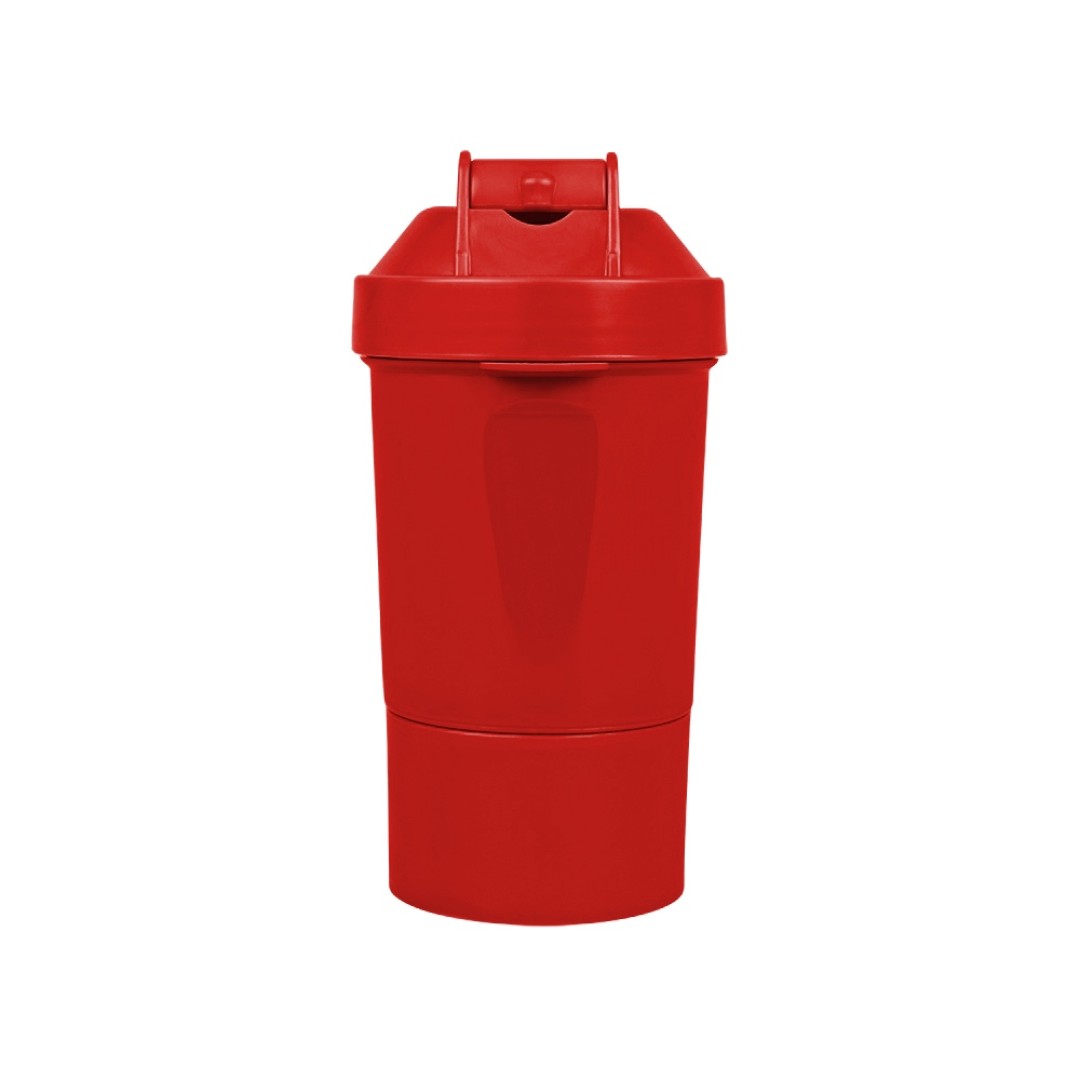 Шейкер для спортивного питания «Level Up», красный