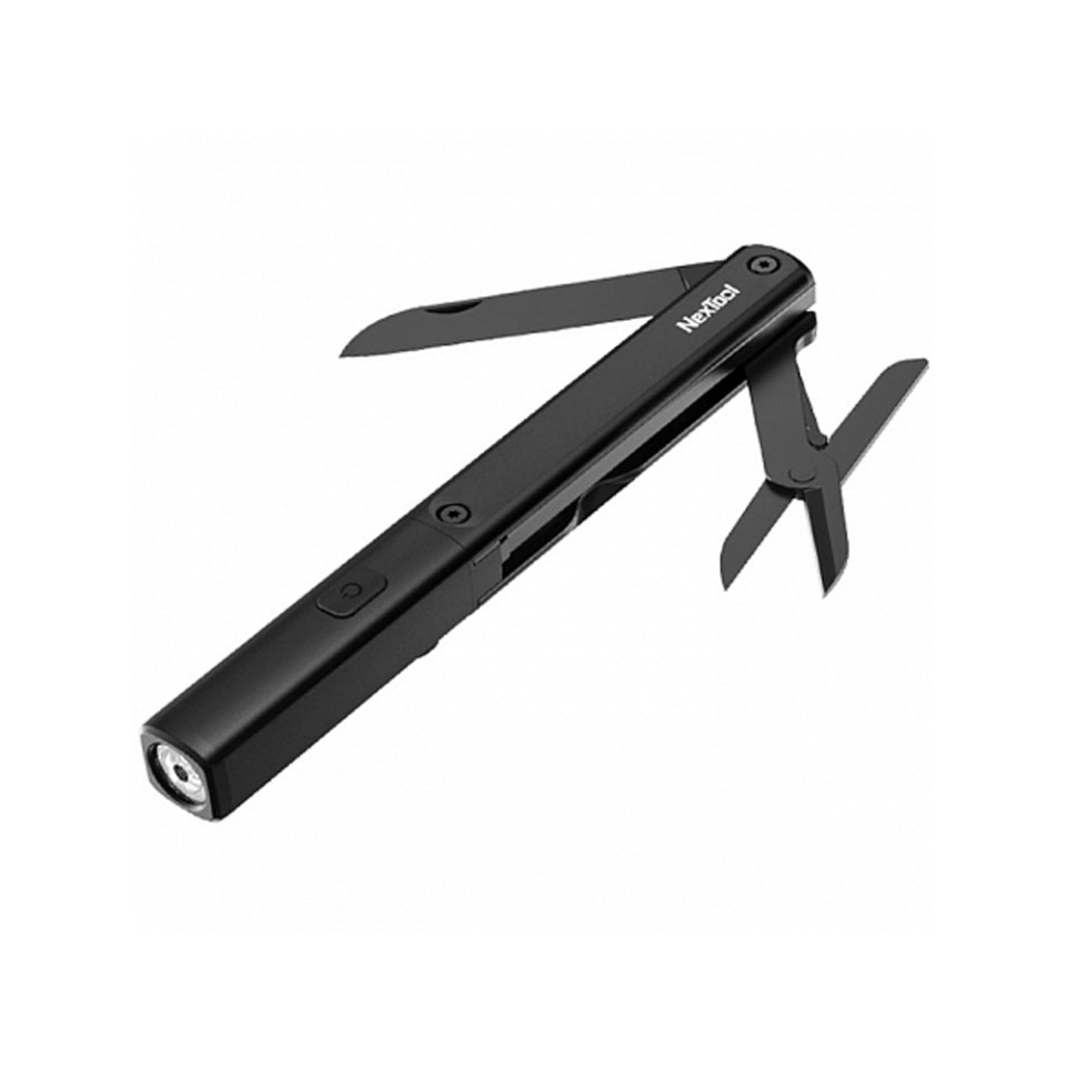 Мультитул-фонарь Nextool Pen Tool, аккумулятор, черный (NE20026)