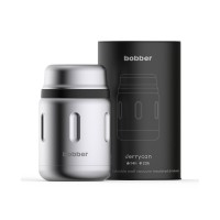 Термос для еды, вакуумный, бытовой, тм "bobber". Объем 0.7 литра. Артикул Jerrycan-700 Matte