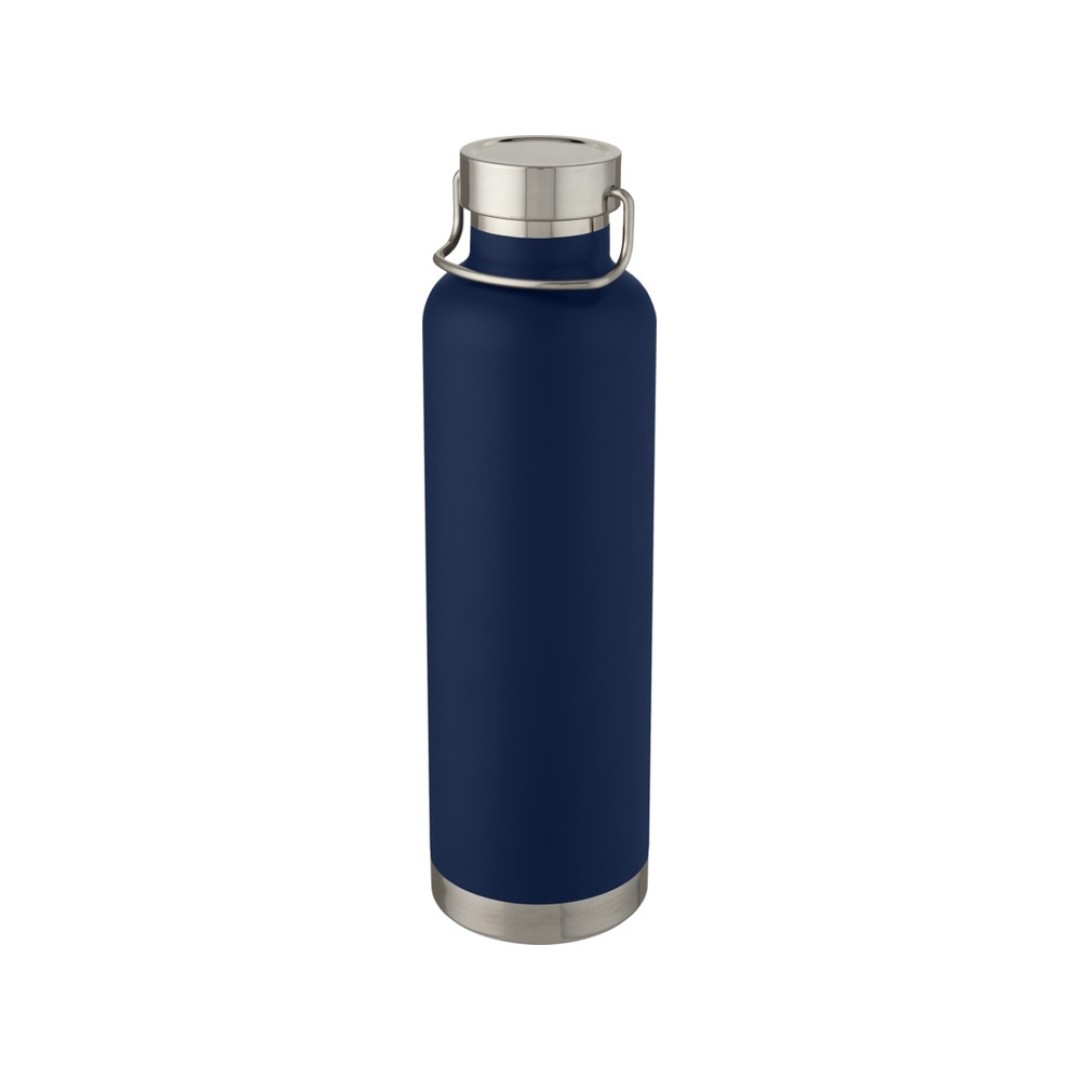 Thor, медная спортивная бутылка объемом 1 л с вакуумной изоляцией, синий