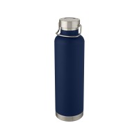 Thor, медная спортивная бутылка объемом 1 л с вакуумной изоляцией, синий