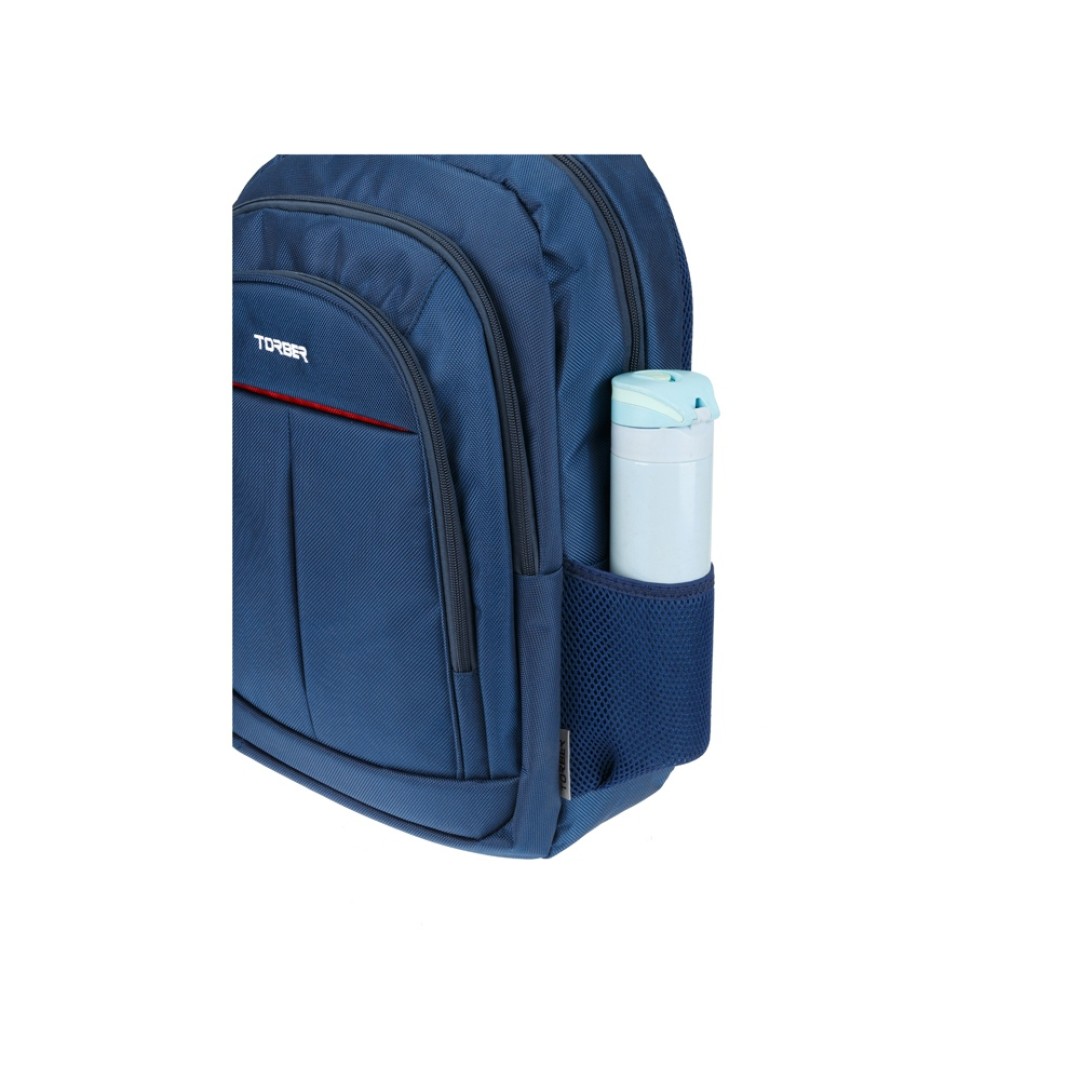 Рюкзак TORBER FORGRAD с отделением для ноутбука 15", синий, полиэстер, 46 х 32 x 13 см