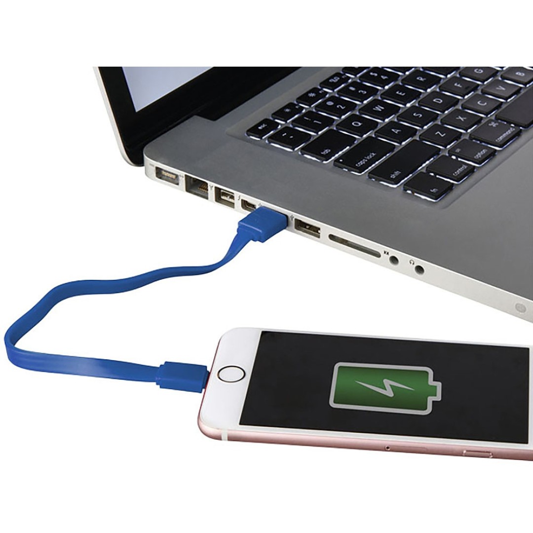 2 в 1 Кабель для зарядки в футляре, синий