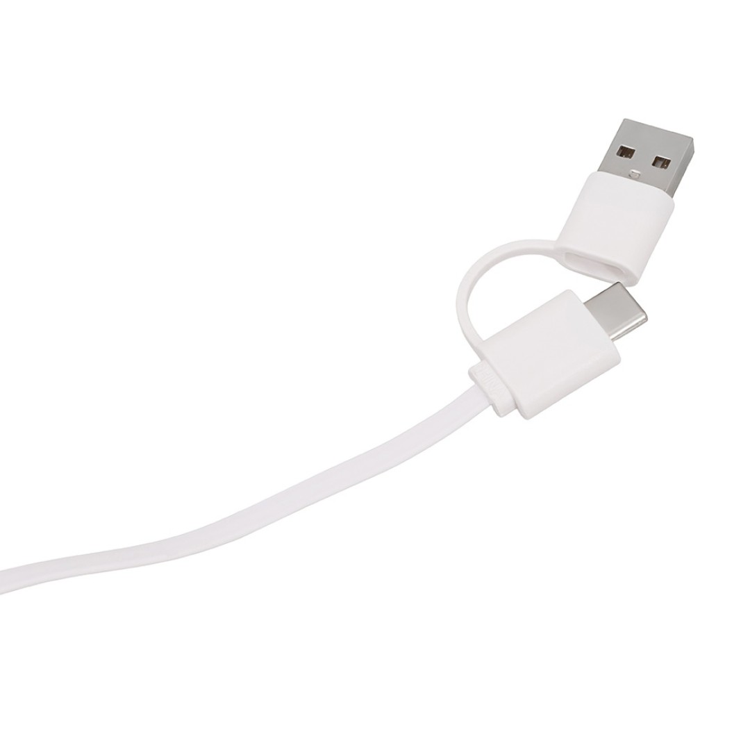 Универсальный кабель с подставкой 4-в-1 «Unicable», белый