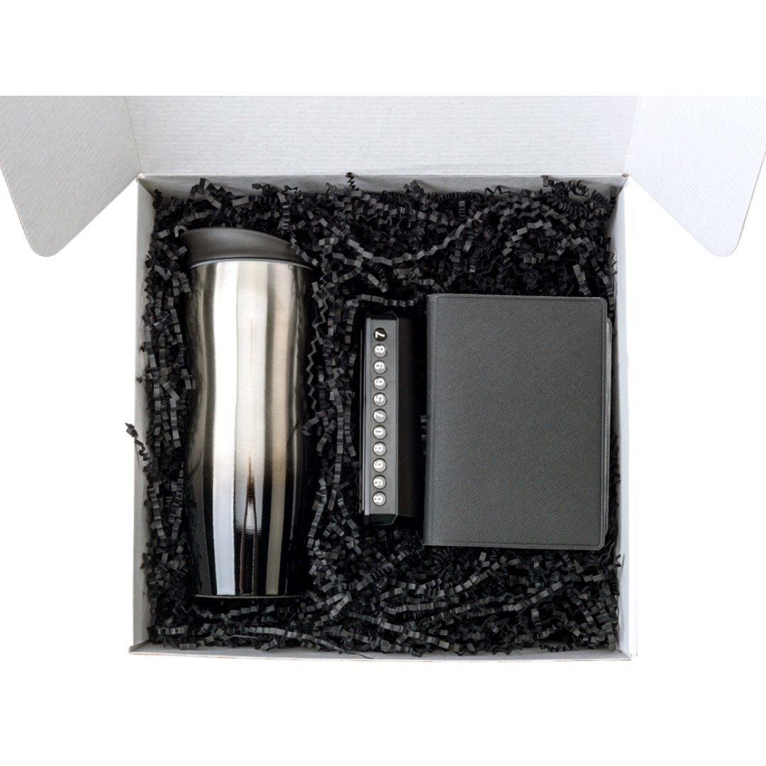 Подарочный набор  «Vice» с термокружкой, парковочной визиткой и обложкой для документов