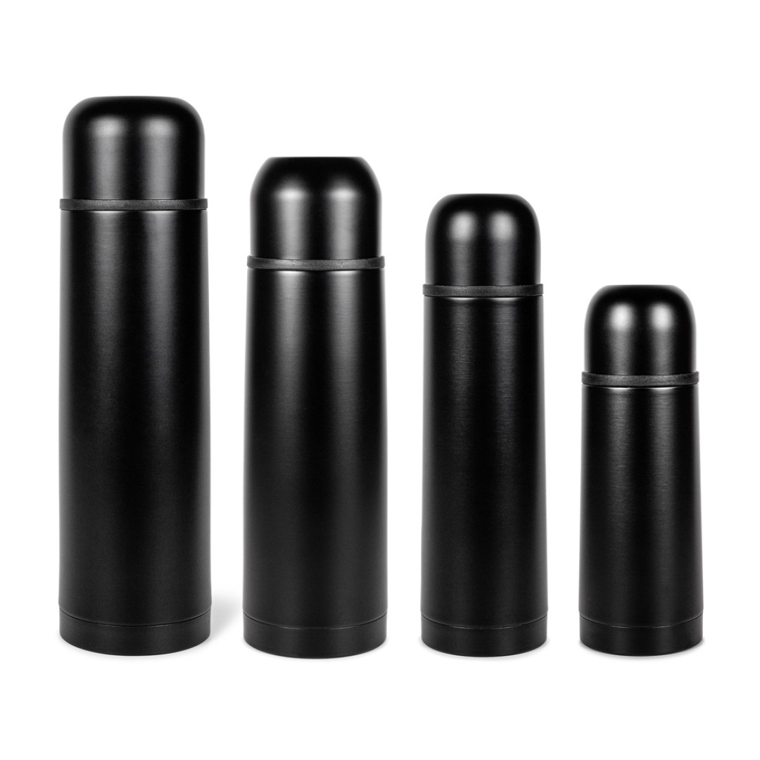 Термос Relaxika 101 (1 литр), черный (без лого)