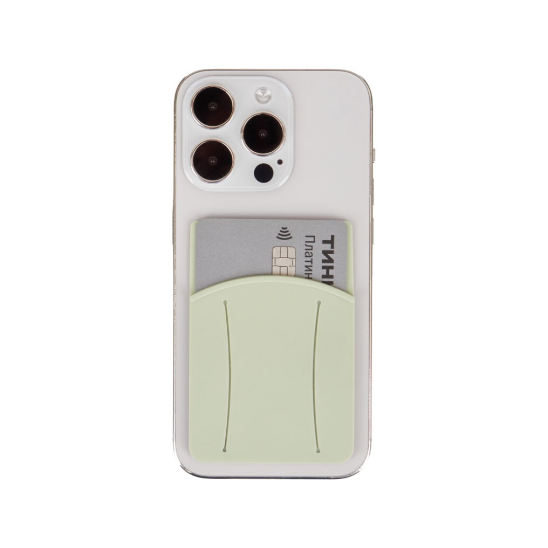 Картхолдер для телефона с держателем «Trighold», оливковый