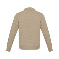 Tin унисекс-свитер с молнией на четверть из переработанных материалов Aware™ - Oatmeal