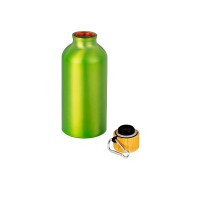 Бутылка "Hip S Bamboo" с карабином 400мл, зеленое яблоко