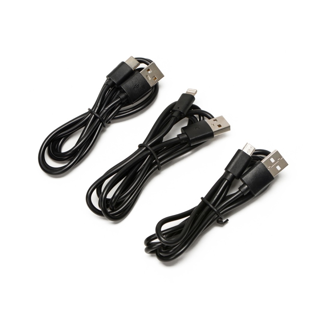 Портативное беспроводное зарядное устройство с док-станцией "Uniq", 10000 mah, черный