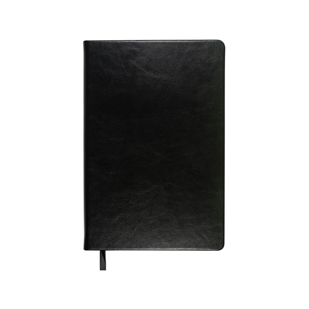 Ежедневник недатированный А5 "Megapolis Nebraska", черный с золотым обрезом