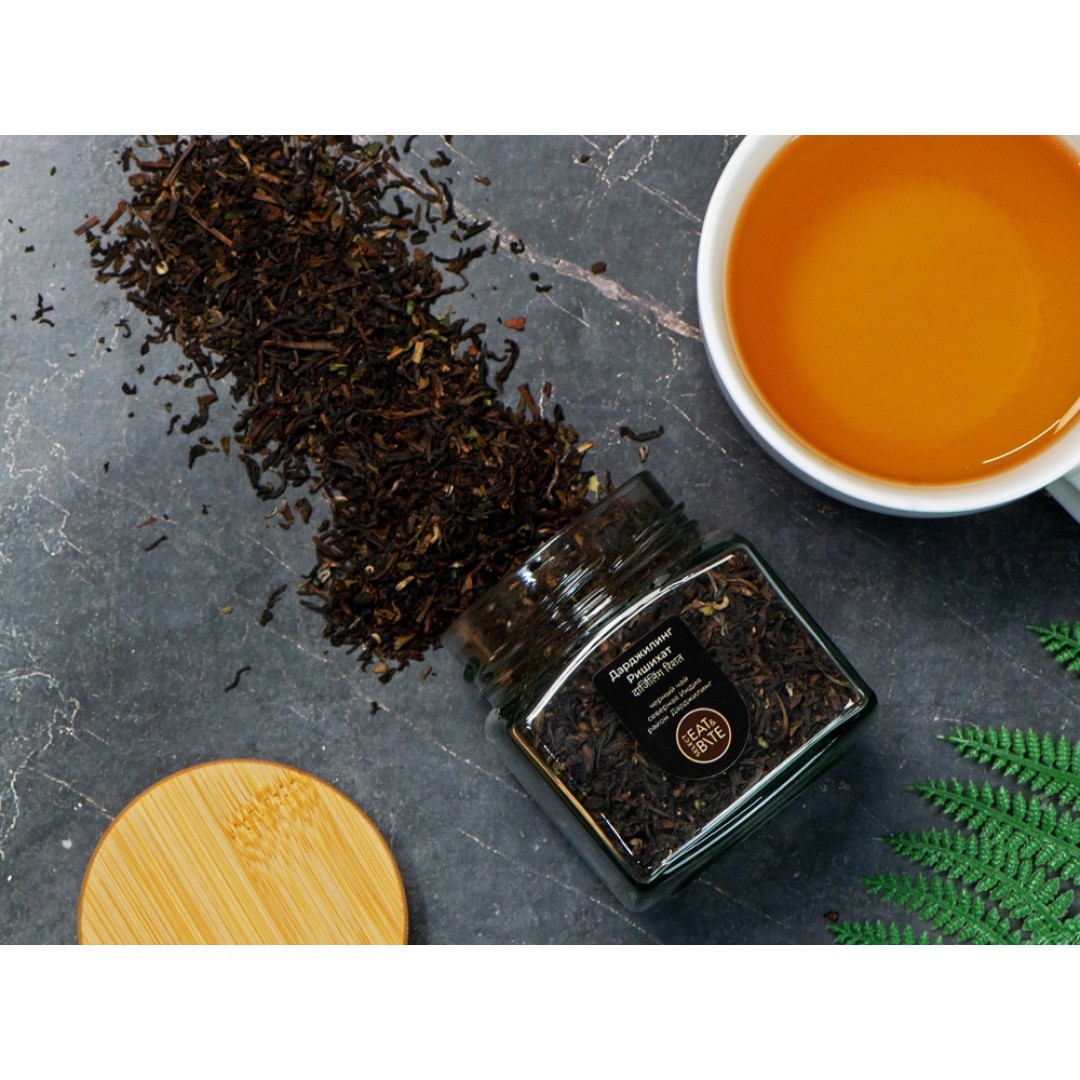 Чай черный, серия "Ceremony", Дарджилинг ришихат (Северная Индия), стеклянная банка