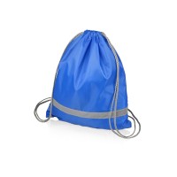 Рюкзак "Россел", синий с серыми шнурками (P)