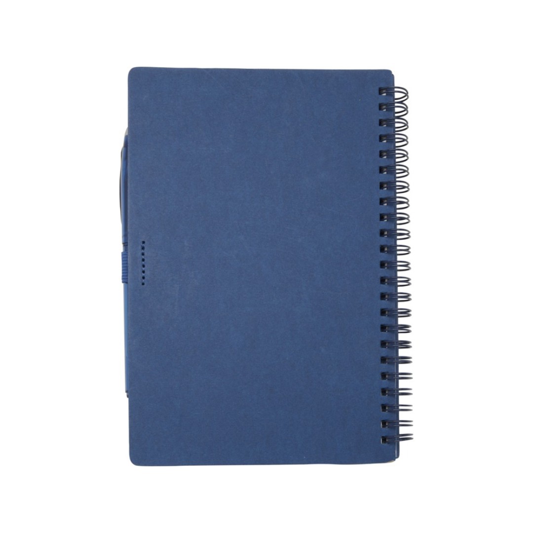 Slate многоразовый набор из блокнота в мягкой обложке и ручки - Темно - синий