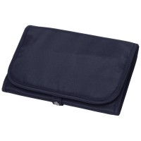 Несессер для путешествий со съемной косметичкой "Flat", темно-синий