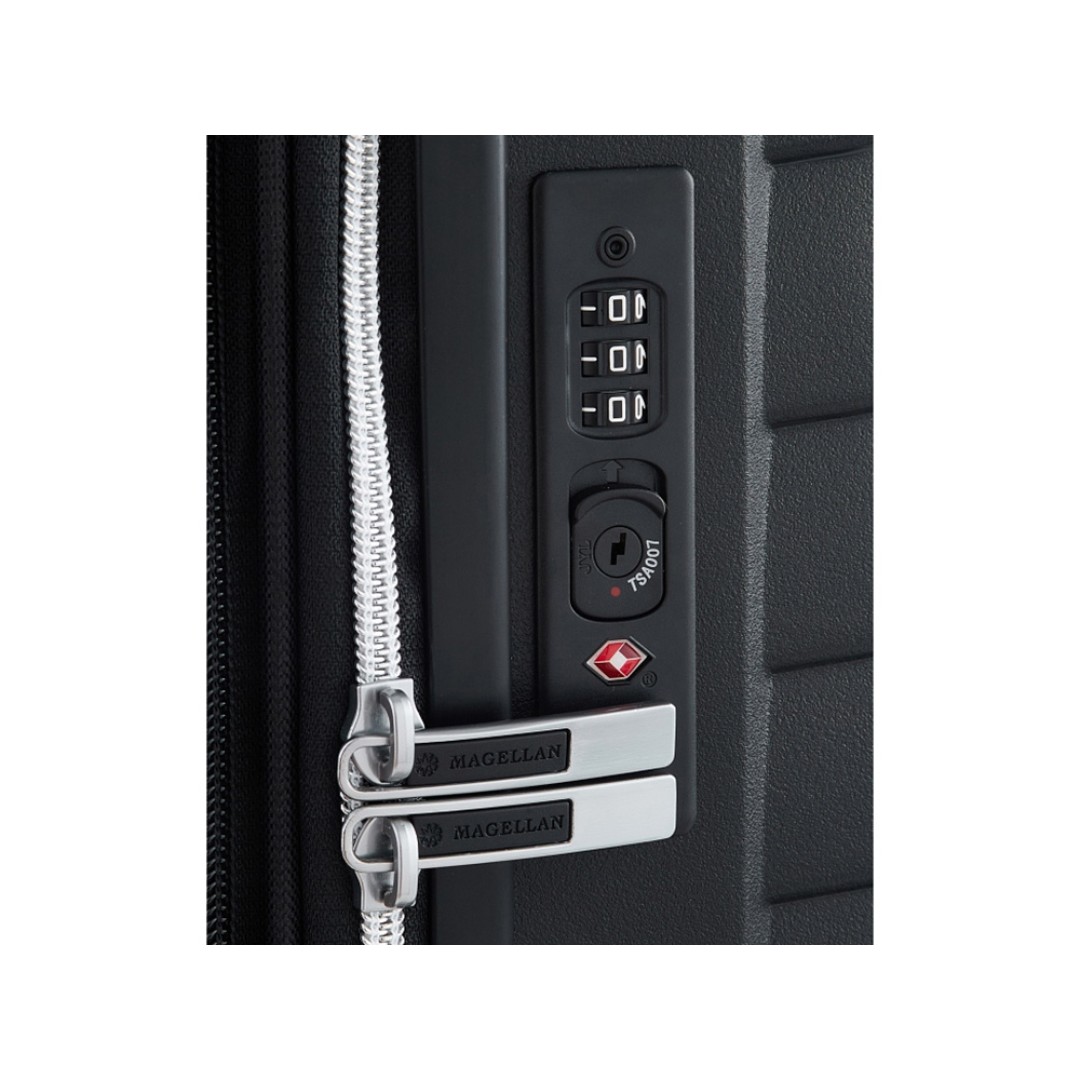 Чемодан 4-х колесный, Magellan, VICTORIA, 78л, черный