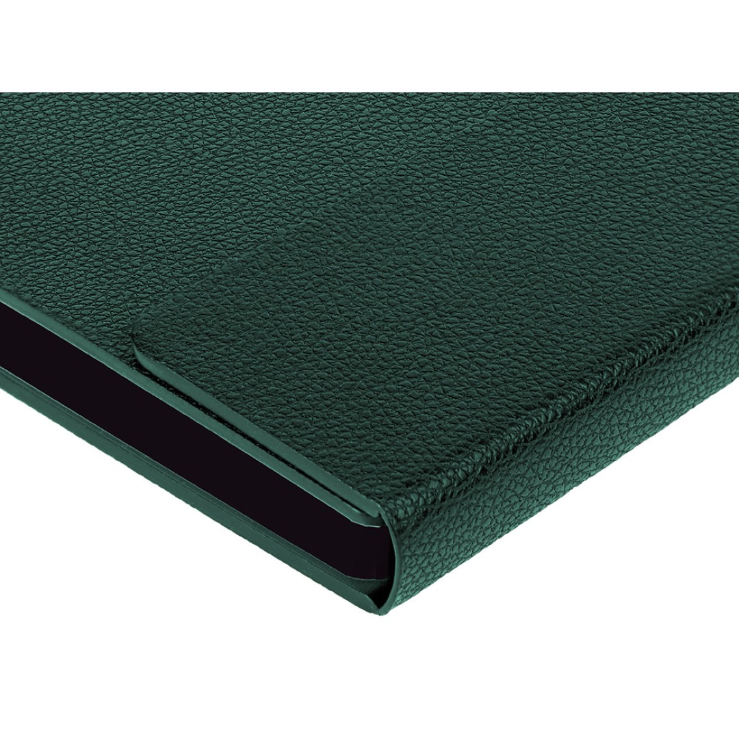 Ежедневник недатированный с магнитным клапаном А5 "Venezia", зеленый