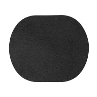 ПАТЧ ОВАЛ nubuk (чёрный) 6,0 х 5,0 см