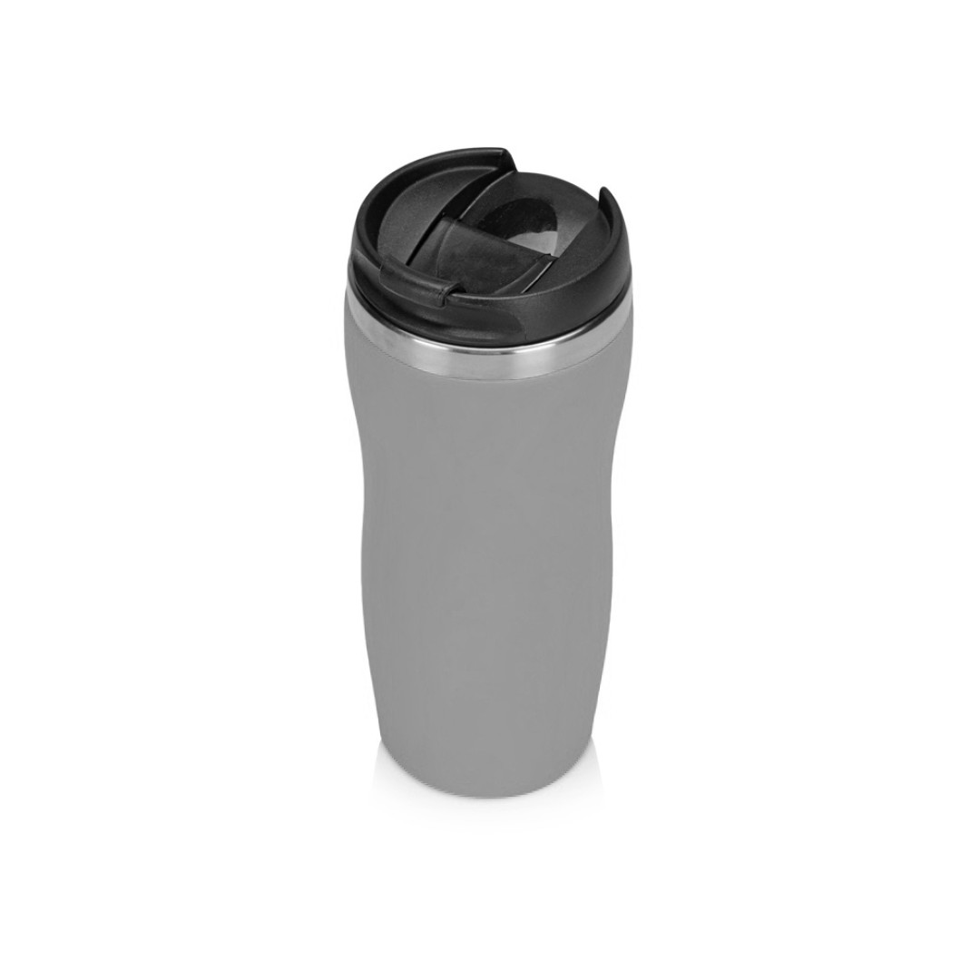 Термокружка "Mony Steel" 350 мл, soft touch, серый (P)