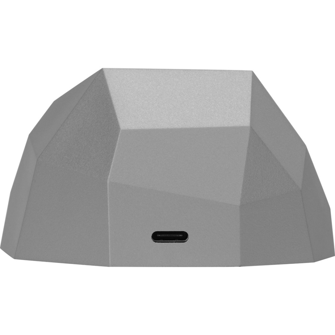 Док-станция «Geo Dock» с быстрой беспроводной зарядкой, серебристый с синей подсветкой. XOOPAR