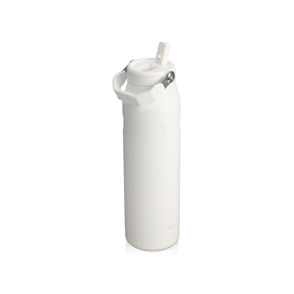 Бутылка для воды объемом 1,06 литра с откидной трубочкой Stanley IceFlow™ 2.0 - Frosted white