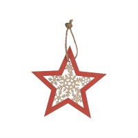 Подвеска деревянная "Звездочка"