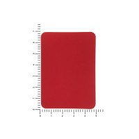 ПАТЧ ПРЯМОУГОЛНЫЙ soft-touch (красный) 5,0 х 7,0 см