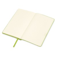 Блокнот «Notepeno» 130x205 мм с тонированными линованными страницами, зеленое яблоко