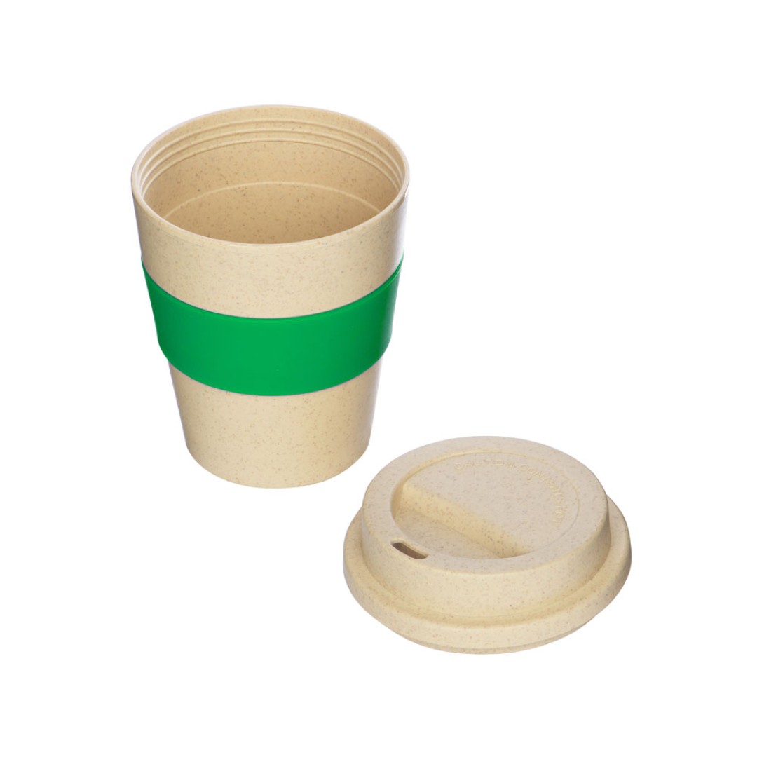 Стакан из пшеничной соломы Madrid 350 мл, зеленый