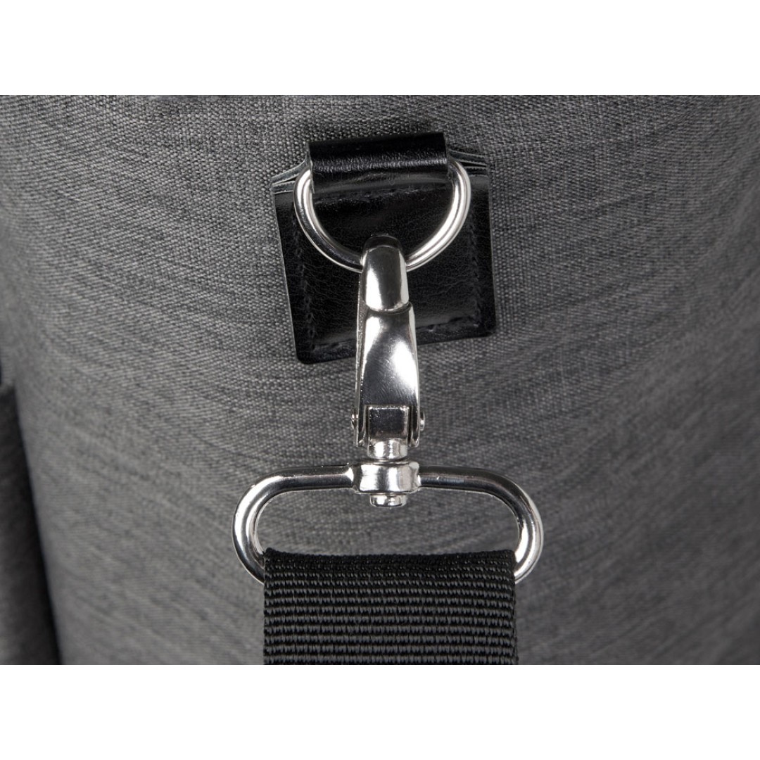 Сумка-холодильник Fabrizio со штопором, серый/черный