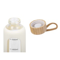 Бутылка из боросиликатного стекла "Hangy", 550 мл, офвайт