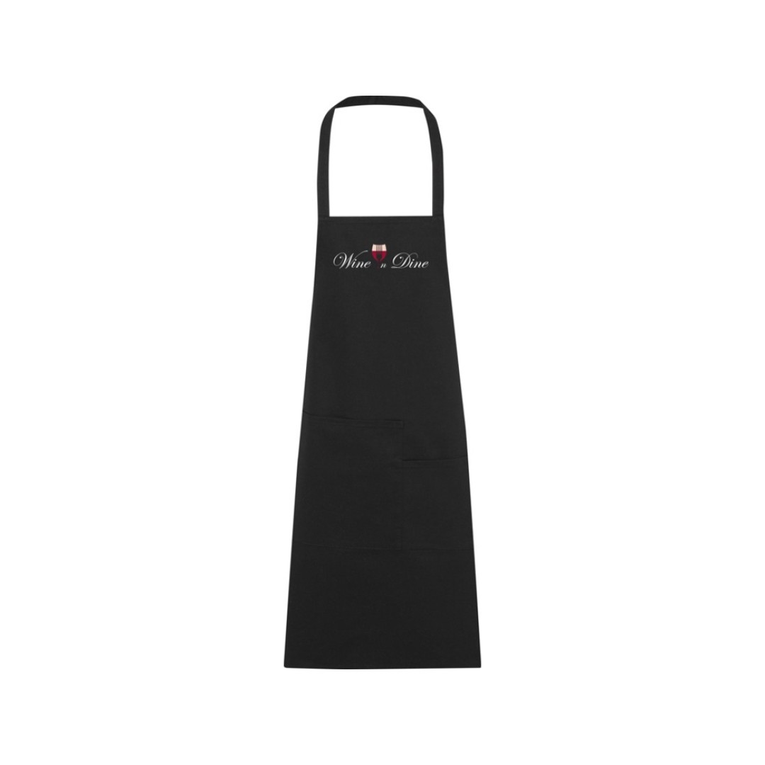 Khana Хлопковый фартук плотностью 280 г/м2, черный
