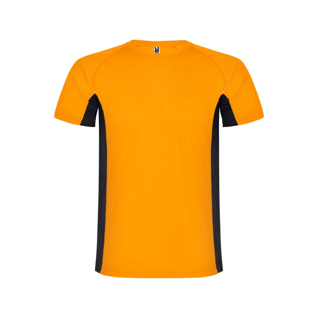 Спортивная футболка "Shanghai" мужская, неоновый оранжевый/черный
