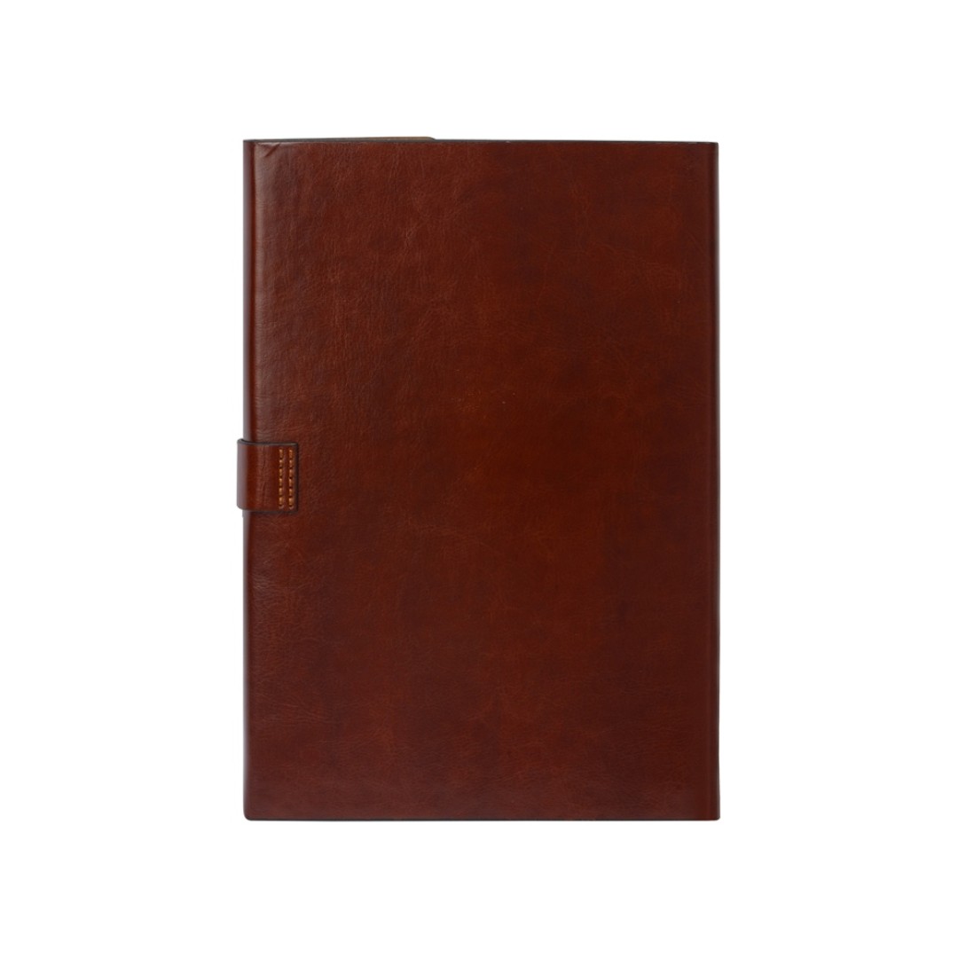 Бизнес-блокнот А5 с клапаном «Fabrizio», 80 листов, коричневый (Р)