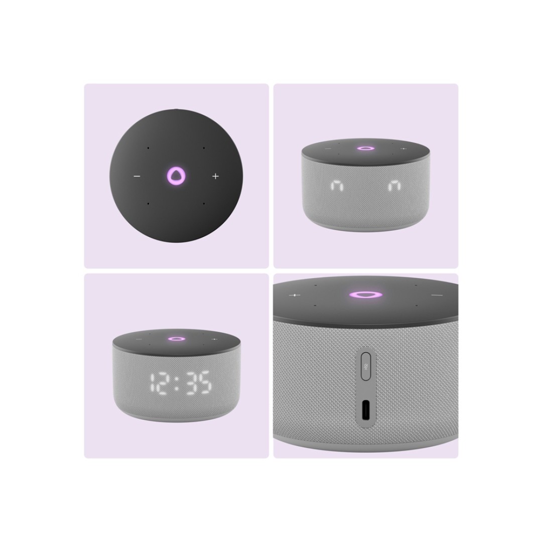 Умная колонка Яндекс Станция Мини 3 с Алисой на YaGPT серая, 12 Вт (YNDX-00027GRY)