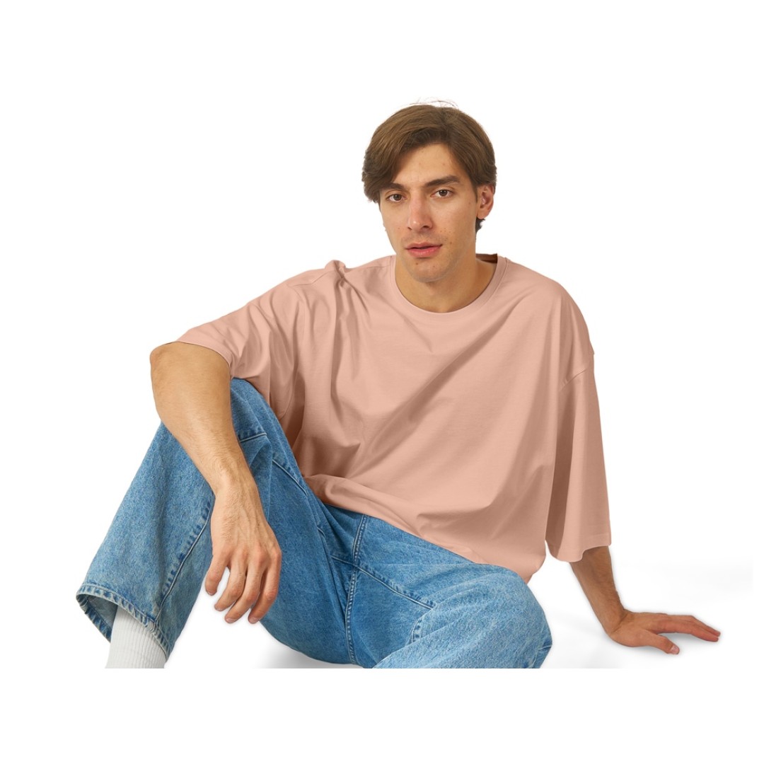 Футболка Berlin к/р оверсайз, 100% хлопок, 180гр, лососевый