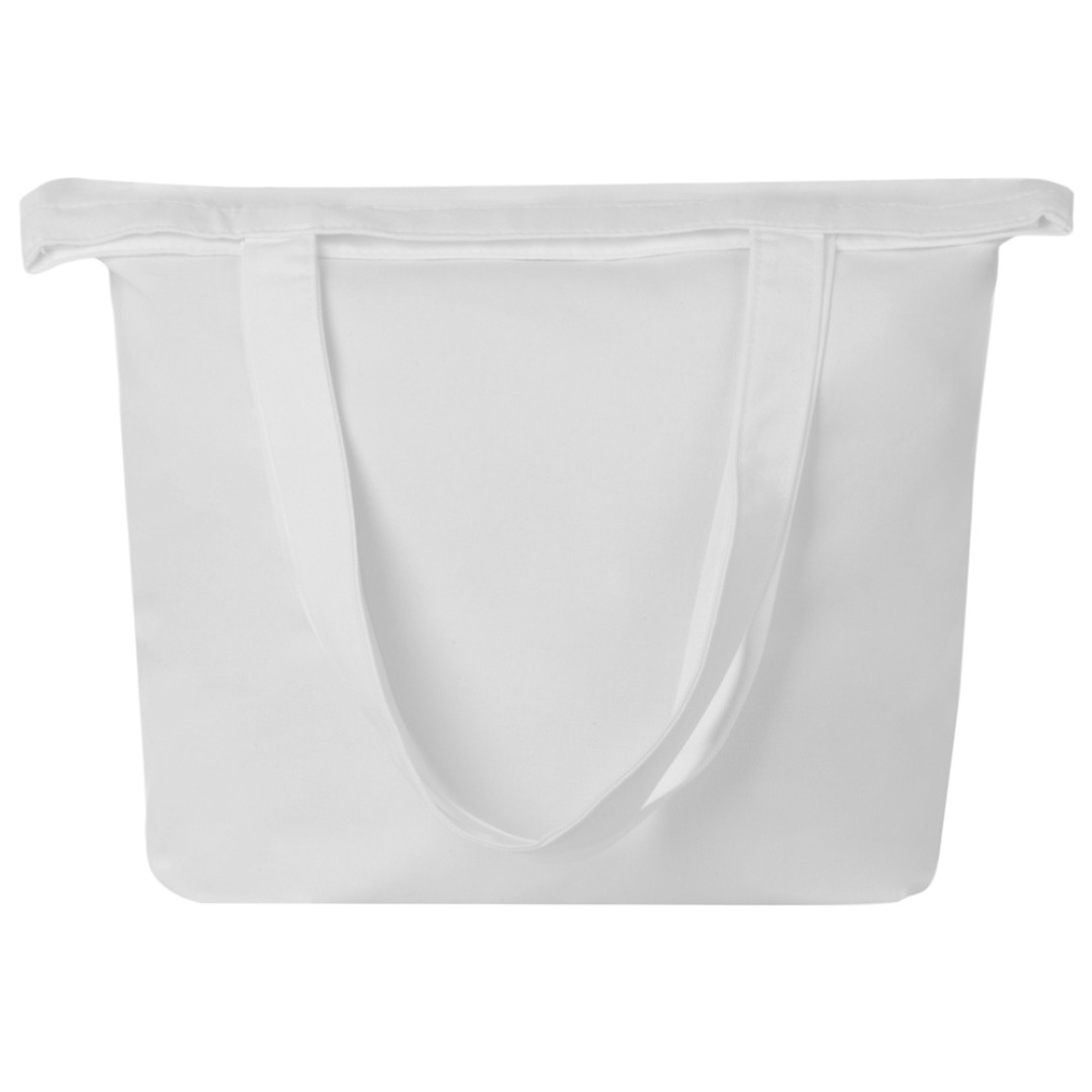 Сумка с широким дном и боками, белый