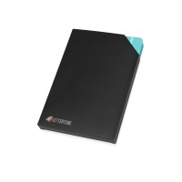 Блокнот А5 "Vision 2.0" ламинированной твердой обложке, голубой (Р)