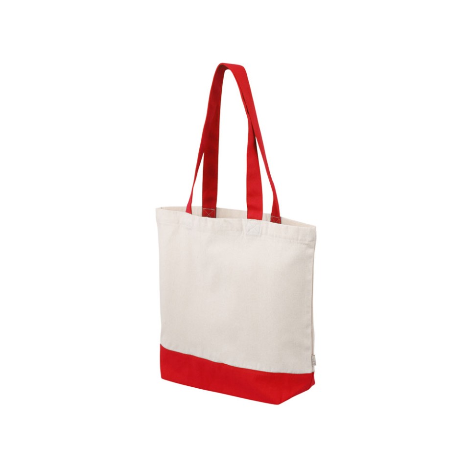 Сумка для шоппинга Cotton из переработанного хлопка 280 г, красный