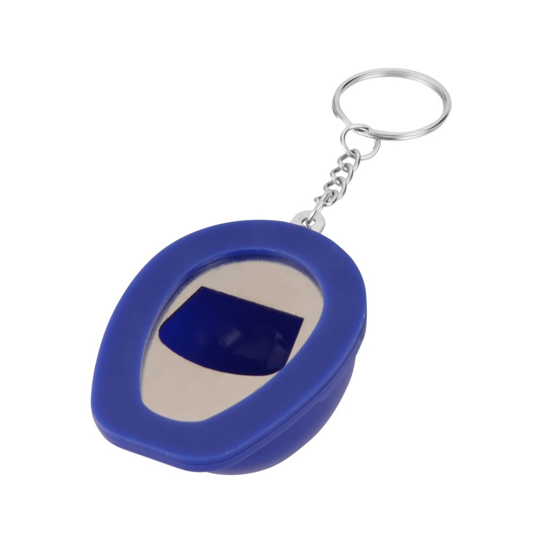 Брелок-открывалка "Каска", синий (Р)