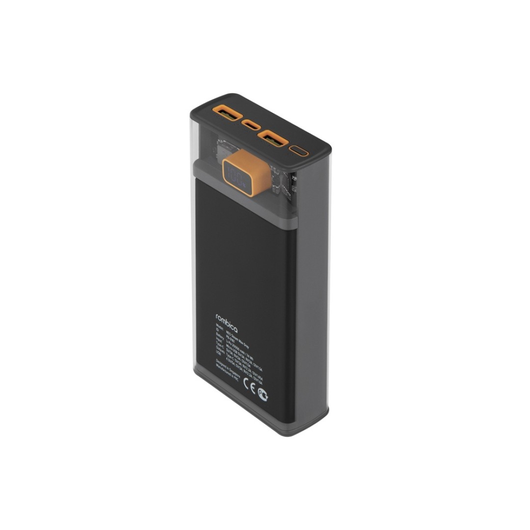 Внешний аккумулятор Rombica NEO Steam Max Gray
