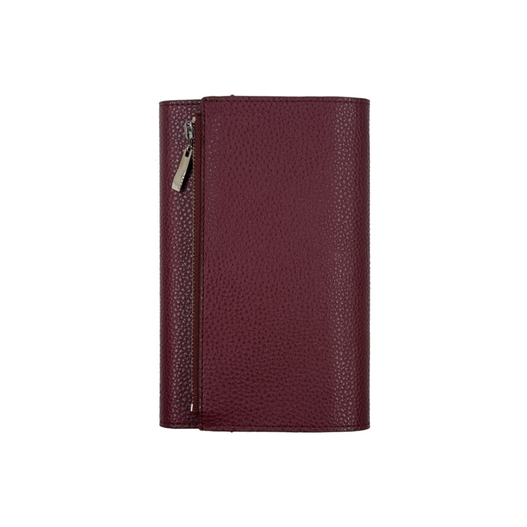 Ежедневник недатированный  А5- "Dolce Vita"  (бордовый)